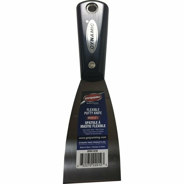 Dynamic Paint Products Dynamic Nylon Handle 2 in. Flex Putty Knife with Carbon Steel Blade DYN11278